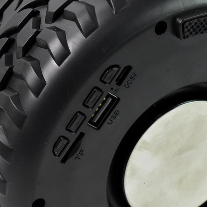 Portable Tyre  Wheel Shape Wireless Bluetooth Speaker