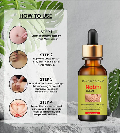 Nabhi Touch Ayurvedic Relief Oil For Belly