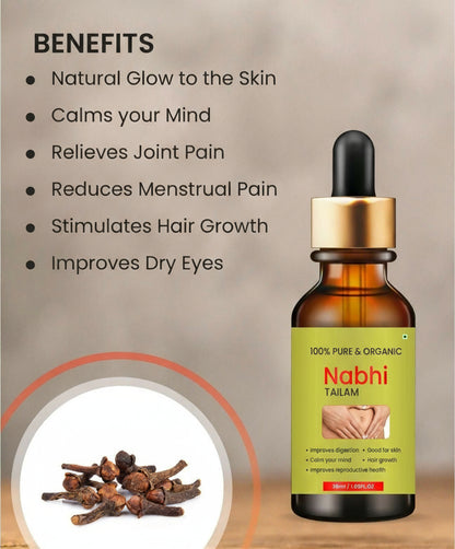 Nabhi Touch Ayurvedic Relief Oil For Belly