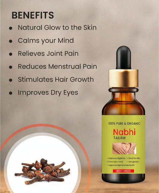 Nabhi Touch Ayurvedic Relief Oil For Belly