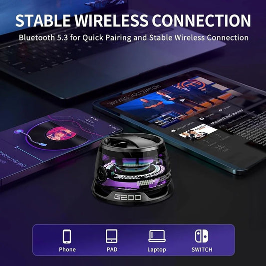 G200 Magnetic Bluetooth Speaker - Transform Any Space Into Your Personal Entertainment Zone 🎵