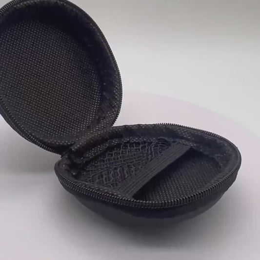 Earphone Carrying Cute Case Round Pocket Pouch For Headphone Data Cable Coins Airpods Pendrive Earphone Case Organizer Perfect Return Gift (Mix Design 1 Pc)