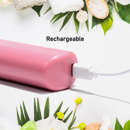 Rechargeable Mini Hair Straightener Travel Portable Usb Charging Cordless Hair Straightener Bursh Three Temperature Adjustments Flat Iron Comb (1 Pc)