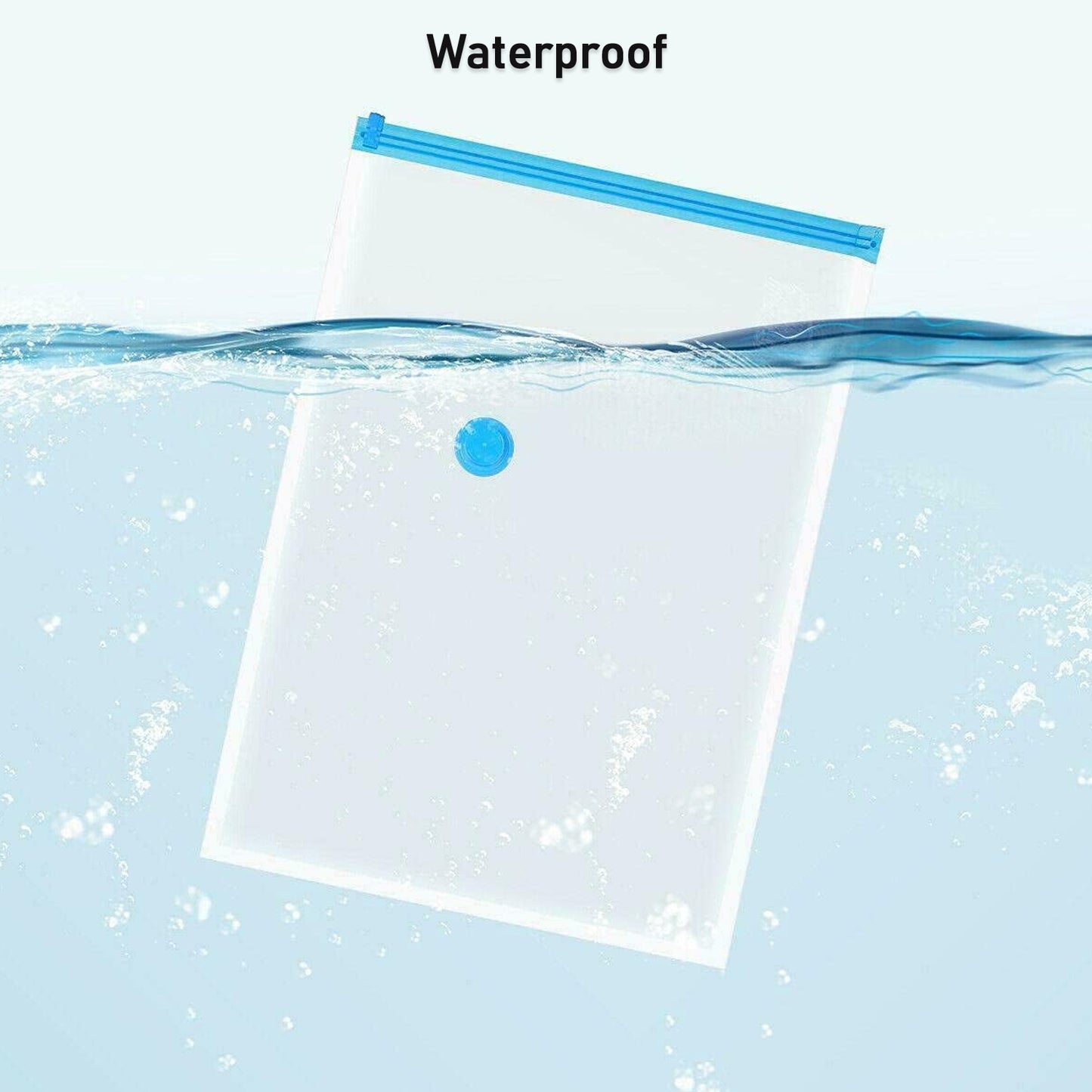 Vacuum Storage Bags With Suction Pump  Shirt Clips - Vacuum Bags - Big Capacity Vacuum Seal Bags For Travel Clothes Blankets Pillows Compression Bags Space Saver Vacuum Storage Bags