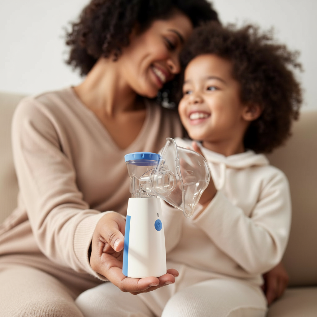 Portable Nebulizer Machine for Adults & Kids | Silent, Lightweight Cordless, Relief at Home